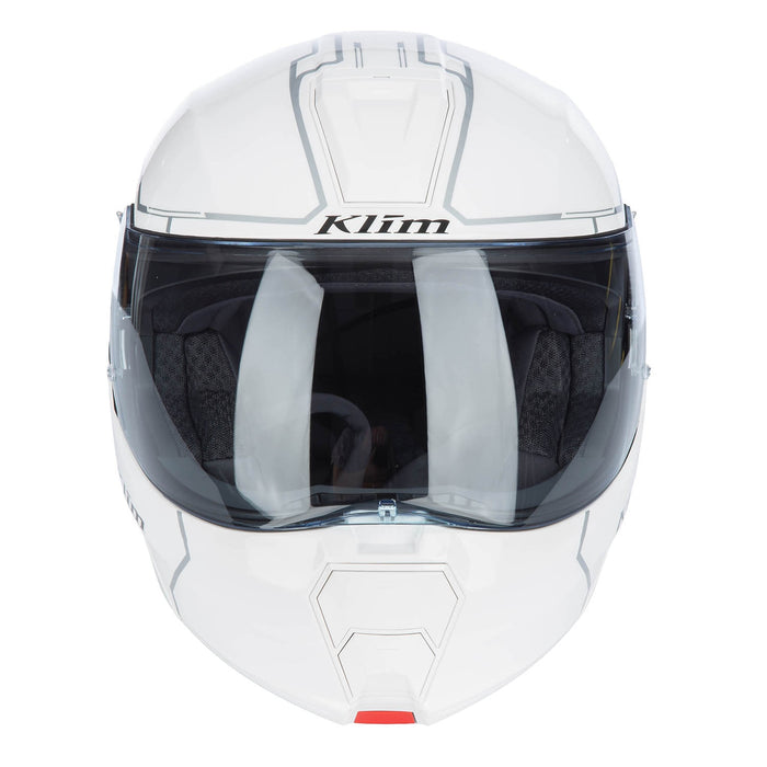 KLIM GT1 EXPEDITION SOLID HELMET - ECE/DOT 2025 in Gloss White