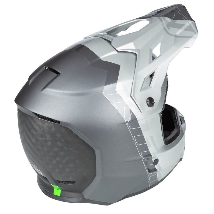 KLIM F3 CARBON PRO TILT OFF-ROAD HELMET ECE in Gloss Asphalt - Monument