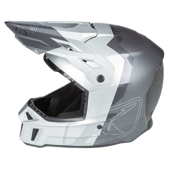 KLIM F3 CARBON PRO TILT OFF-ROAD HELMET ECE in Gloss Asphalt - Monument