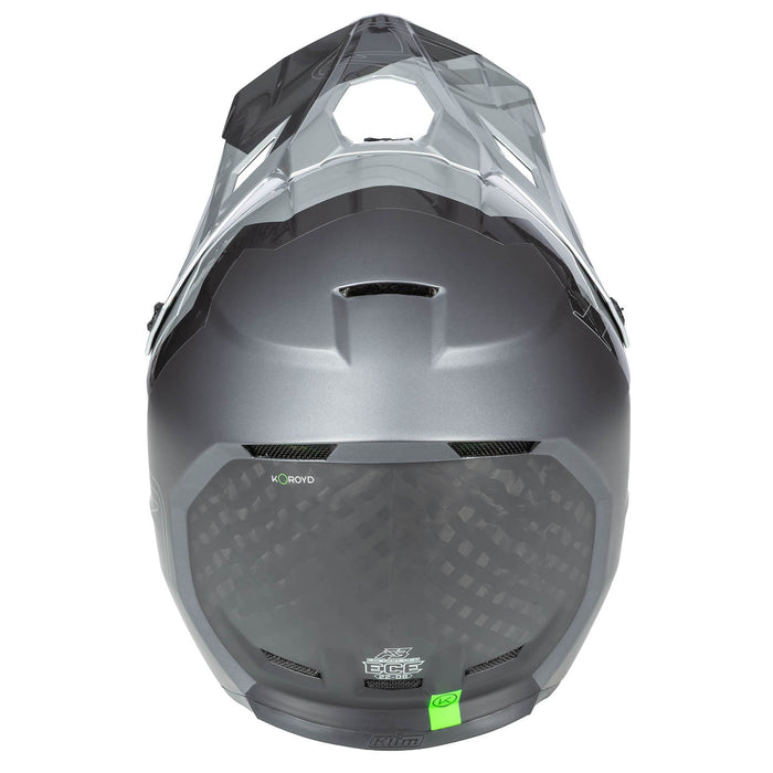 KLIM F3 CARBON PRO TILT OFF-ROAD HELMET ECE in Gloss Asphalt - Monument