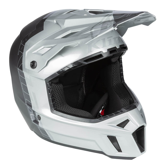 KLIM F3 CARBON PRO TILT OFF-ROAD HELMET ECE in Gloss Asphalt - Monument