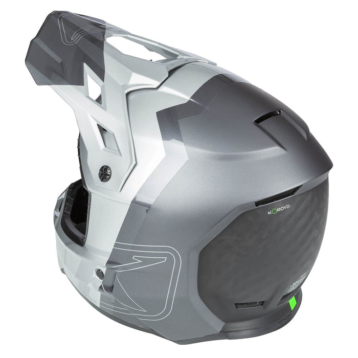 KLIM F3 CARBON PRO TILT OFF-ROAD HELMET ECE in Gloss Asphalt - Monument