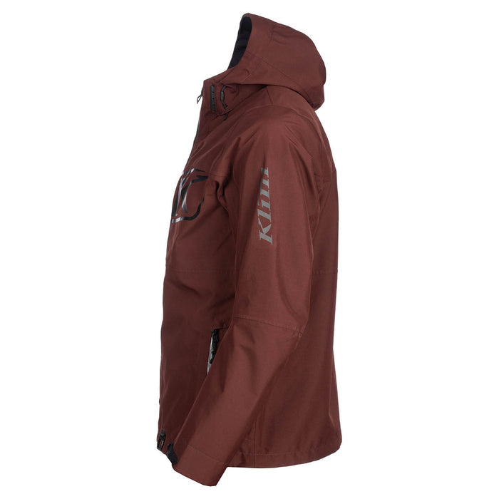 Klim Powerxross Jacket in Bitter Chocolate - Black