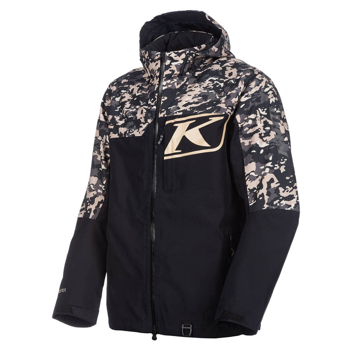 Klim Powerxross Jacket in Black - Montana Tan Camo 2025