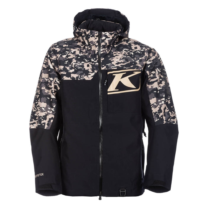 Klim Powerxross Jacket in Black - Montana Tan Camo 2025