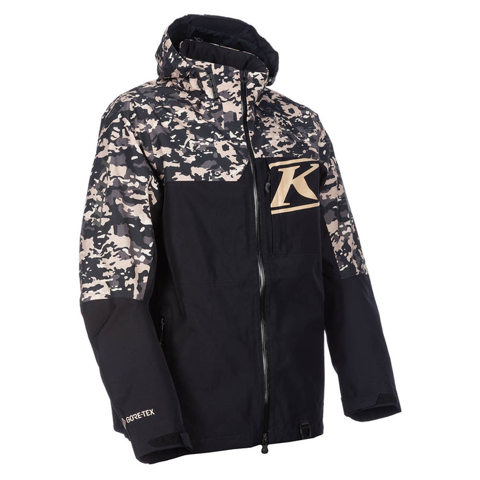 Klim Powerxross Jacket in Black - Montana Tan Camo 2025