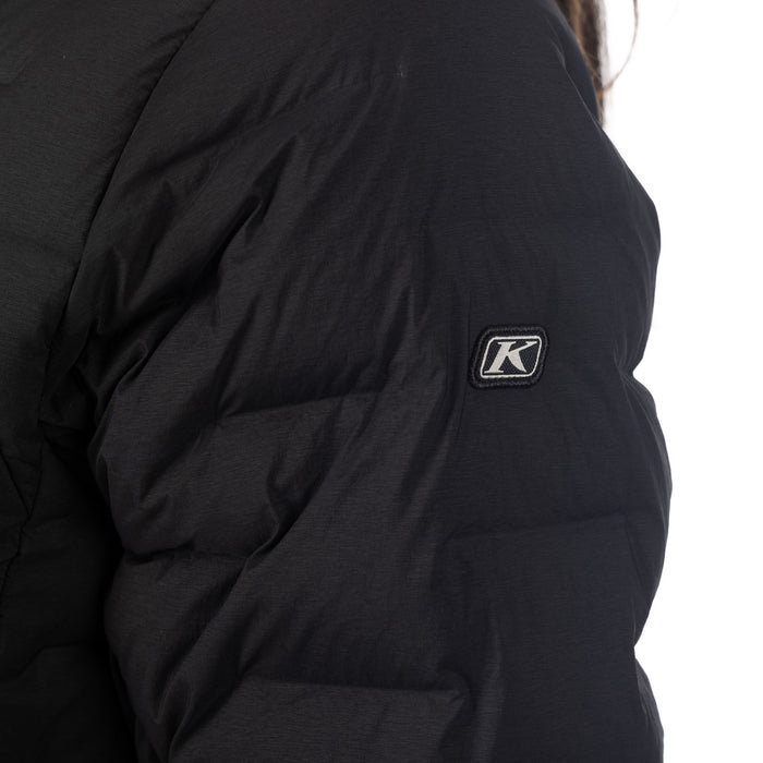 KLIM LUNA STRETCH DOWN HOODED JACKET 2025 in Black