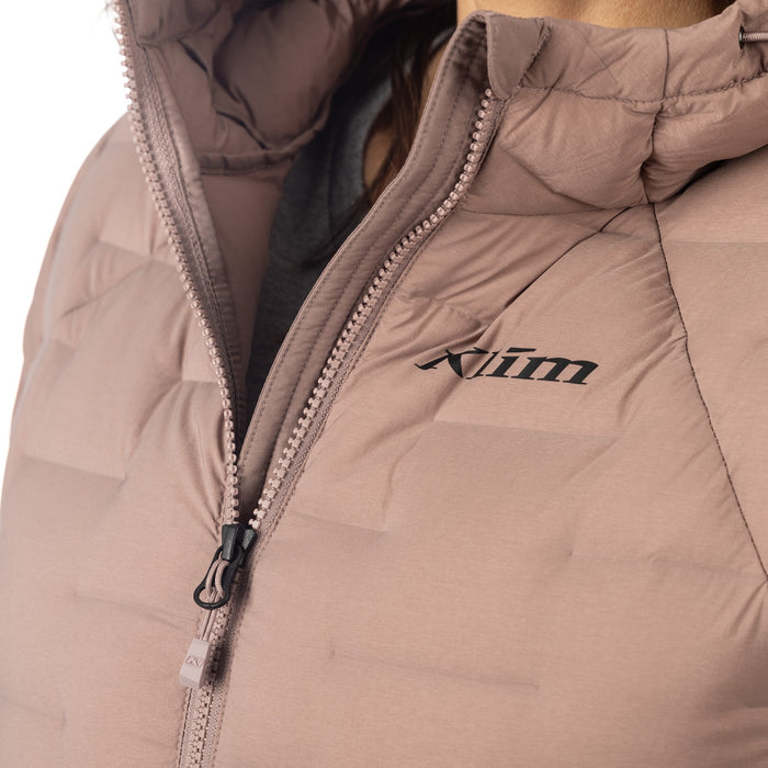 KLIM LUNA STRETCH DOWN HOODED JACKET 2025 in Twilight Mauve