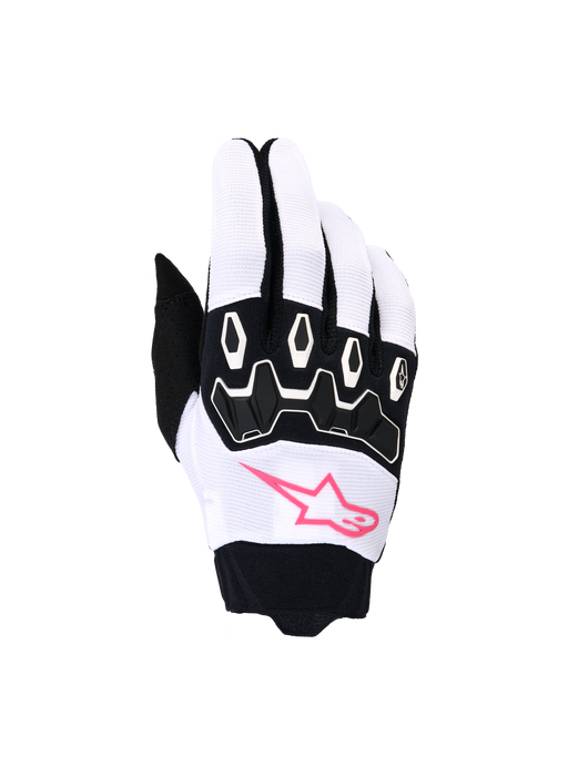 ALPINESTARS STELLA FULL BORE V2 GLOVES 2026 in White/Fluo Pink/Black