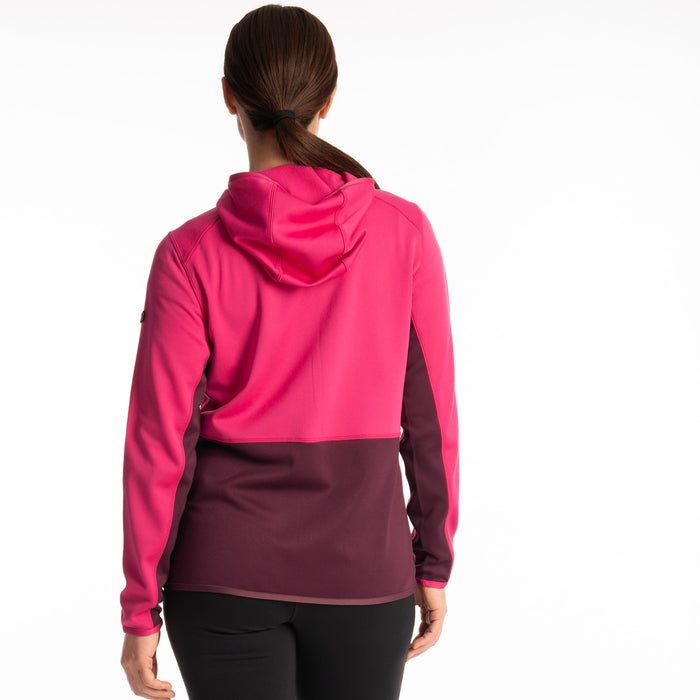 Klim Solitude Women's Hoodie in Fuchsia Red - Italian Plum