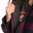 Klim Big Sky Fleece Lined Women's Flannel Hoodie in Italian Plum - Black