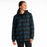 Klim Big Sky Fleece Lined Women's Flannel Hoodie in Reflecting Pond - Black