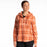 Klim Ginny Mountain Midweight Stretch Women's Flannel Hoodie in Picante - Papyrus