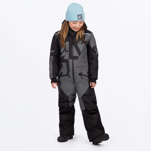 FXR CHILD COLD CROSS CX MONOSUIT 2025 - Black/Charcoal