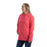 KLIM Mariposa Long Pullover Hoodie 2025 in Rouge Red - White