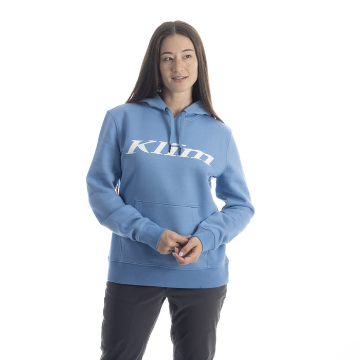 Klim Women's Pullover Hoodie 2025 in Cyaneus - White