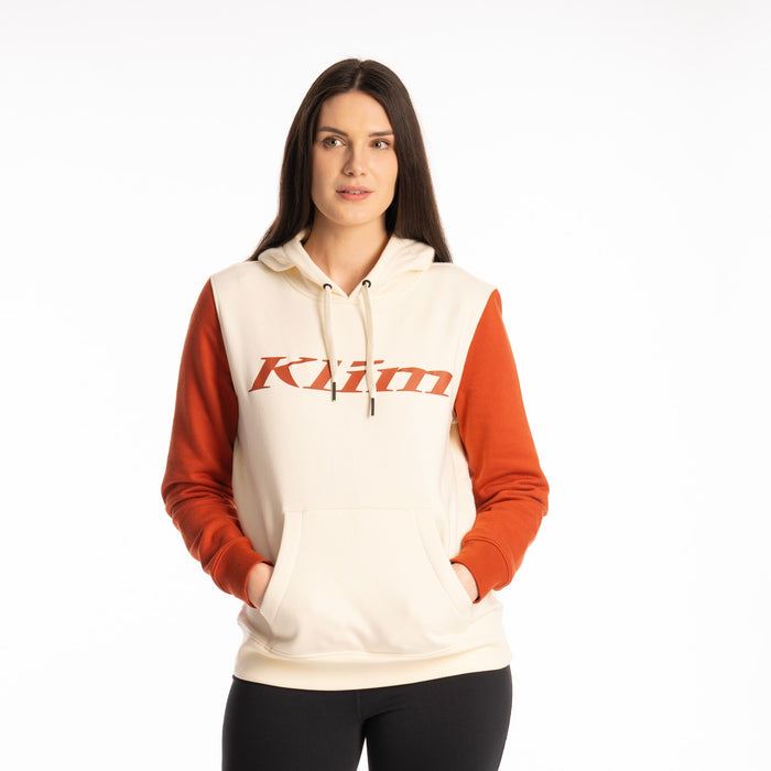 Klim Women's Pullover Hoodie in Papyrus - Picante