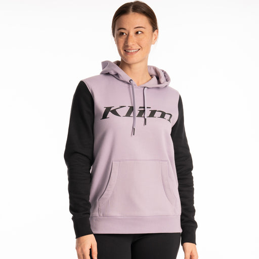 Klim Women's Pullover Hoodie in Wisteria - Black