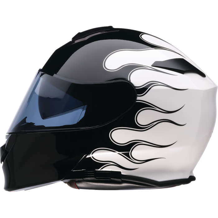 Z1R SOLARIS 2.0 FLAME HELMET 2026 in Black/White