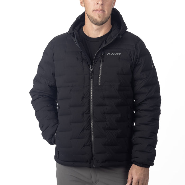 KLIM BOULDER STRETCH DOWN HOODED JACKET 2025 in Black