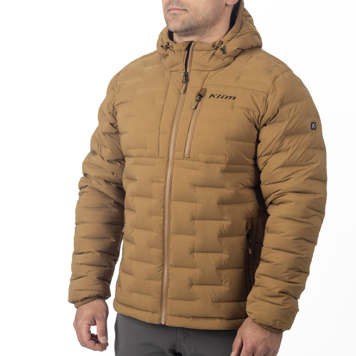 KLIM BOULDER STRETCH DOWN HOODED JACKET 2025 in Breen