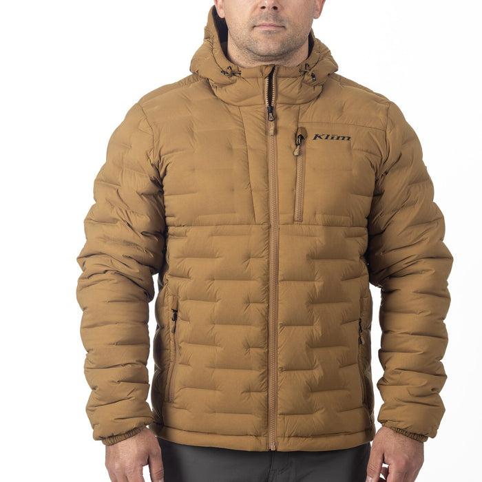 KLIM BOULDER STRETCH DOWN HOODED JACKET 2025 in Breen