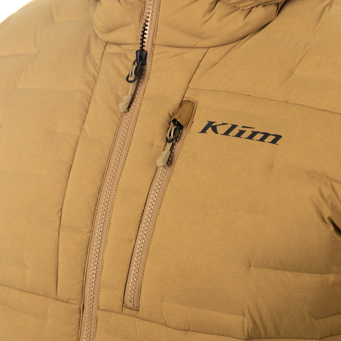 KLIM BOULDER STRETCH DOWN HOODED JACKET 2025 in Breen