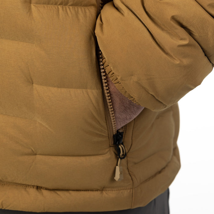 KLIM BOULDER STRETCH DOWN HOODED JACKET 2025 in Breen