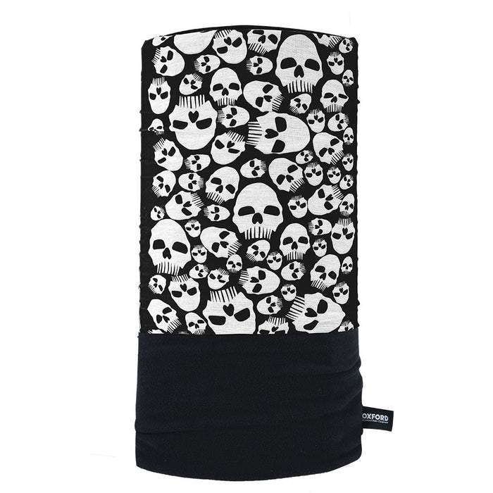 OXFORD SNUG THERMAL HEAD & NECK WEAR The Snug combines two materials to achieve optimal co in Skulls