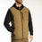 KLIM Boulder Stretch Down Hybrid Hoodie in Dark Olive - Black