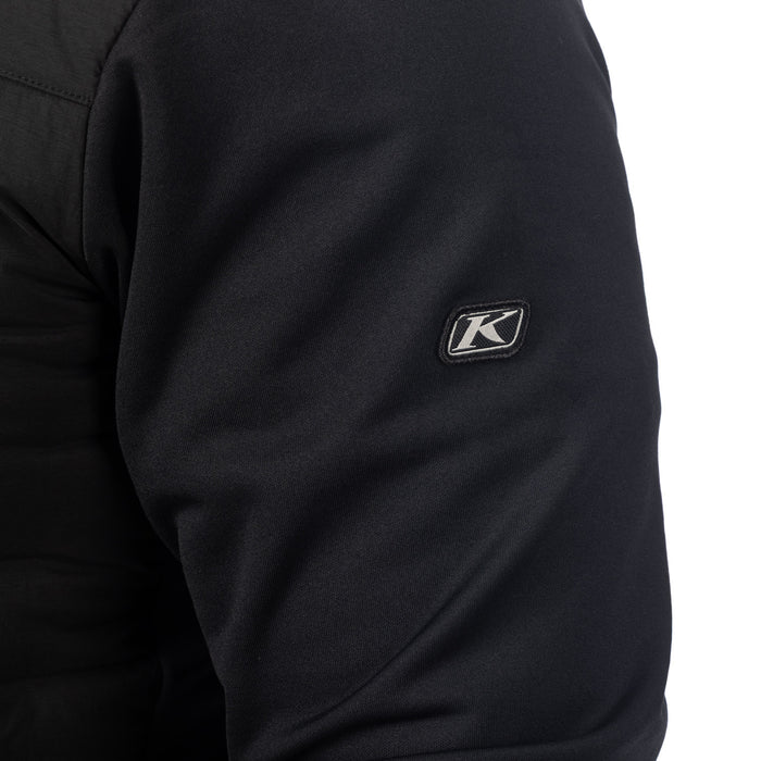 KLIM BOULDER STRETCH DOWN HYBRID HOODIE 2025 in Black