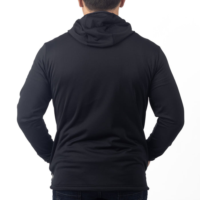 KLIM BOULDER STRETCH DOWN HYBRID HOODIE 2025 in Castlerock - Black