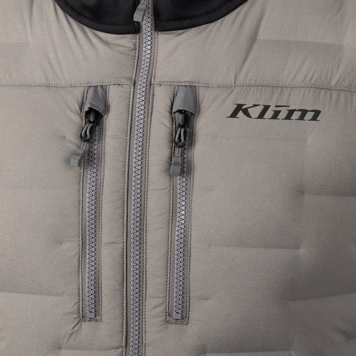 KLIM BOULDER STRETCH DOWN HYBRID HOODIE 2025 in Castlerock - Black