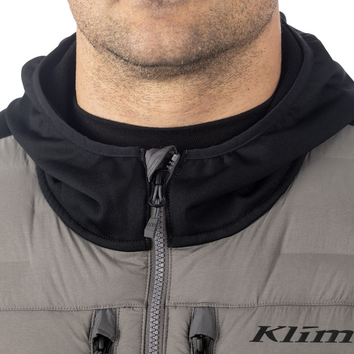 KLIM BOULDER STRETCH DOWN HYBRID HOODIE 2025 in Castlerock - Black