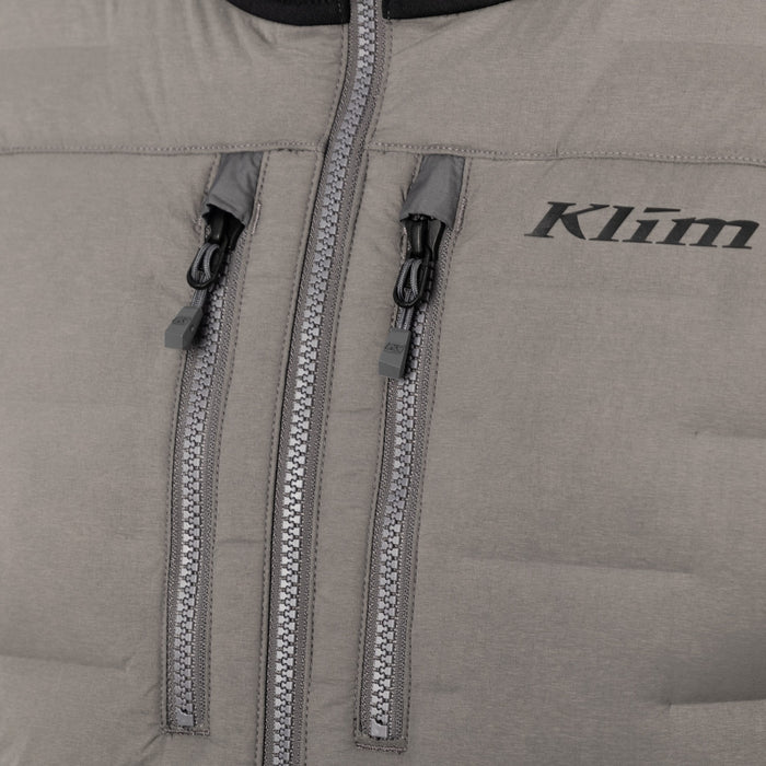 KLIM BOULDER STRETCH DOWN HYBRID HOODIE 2025 in Castlerock - Black