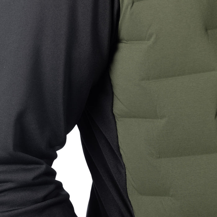 KLIM BOULDER STRETCH DOWN HYBRID HOODIE 2025 in Duffel Bag - Black