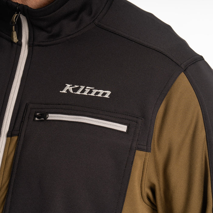 Klim Glacier Jacket in Dark Olive - Black