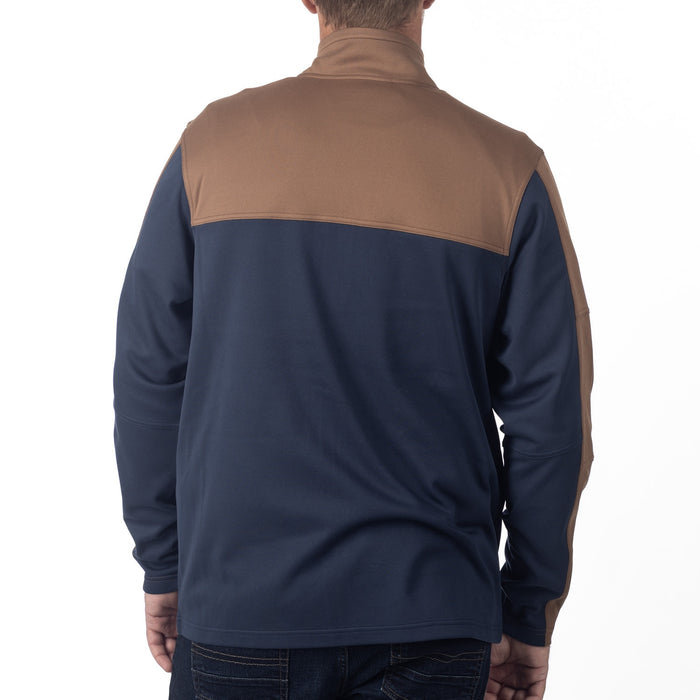 Klim Glacier Jacket in Dress Blues - Cocoa Brown