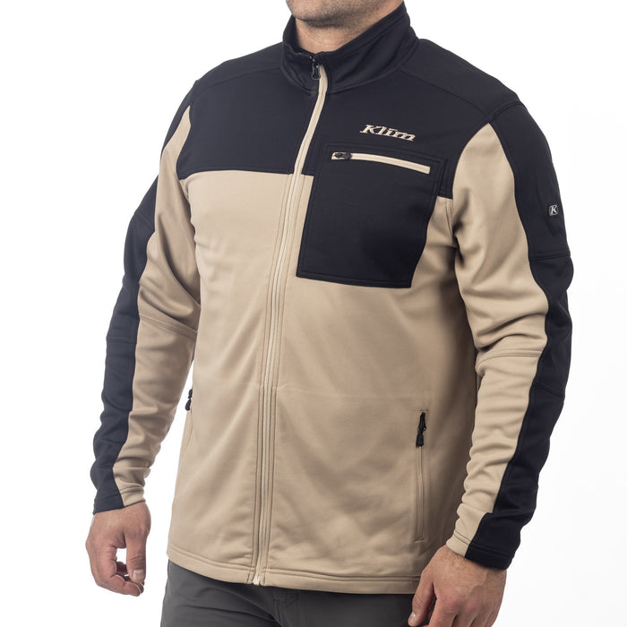 Klim Glacier Jacket in Montana Tan - Black 2025