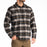 KLIM Owen Heavyweight Flannel Shirt in Monument - Black