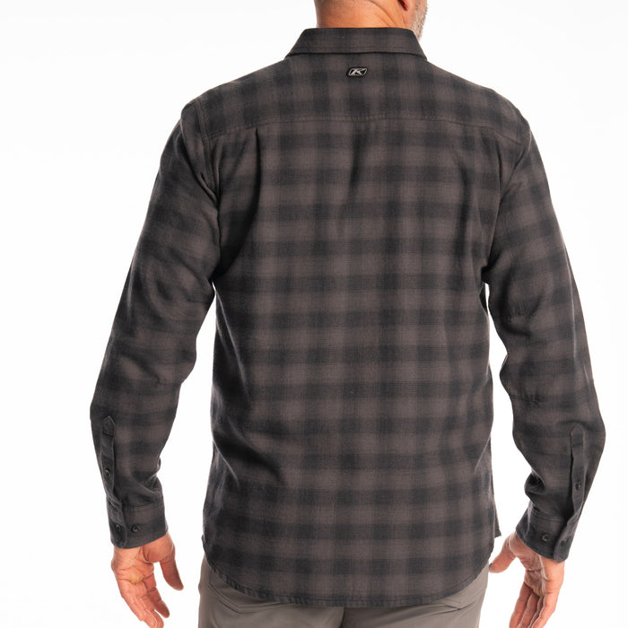 KLIM Table Rock Midweight Flannel Shirt in Black