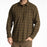 KLIM Table Rock Midweight Flannel Shirt in Dark Olive