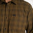 KLIM Table Rock Midweight Flannel Shirt in Dark Olive