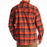 KLIM Cottonwood Midweight Flannel Shirt in Fiery Red - Black