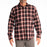 KLIM Alderson Midweight Flannel Shirt in Cabernet - Black