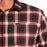 KLIM Alderson Midweight Flannel Shirt in Cabernet - Black