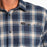 KLIM Alderson Midweight Flannel Shirt in Dress Blues - Blue Fusion