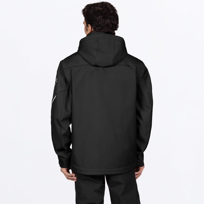 FXR ASCEND SOFTSHELL JACKET in Black/Grey