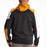 Klim Stealth Hoodie in Black - Golden Brown