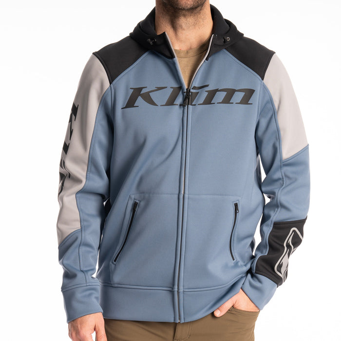 Klim Stealth Hoodie in Blue Fusion - Black